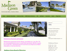 Tablet Screenshot of madisongreen.net